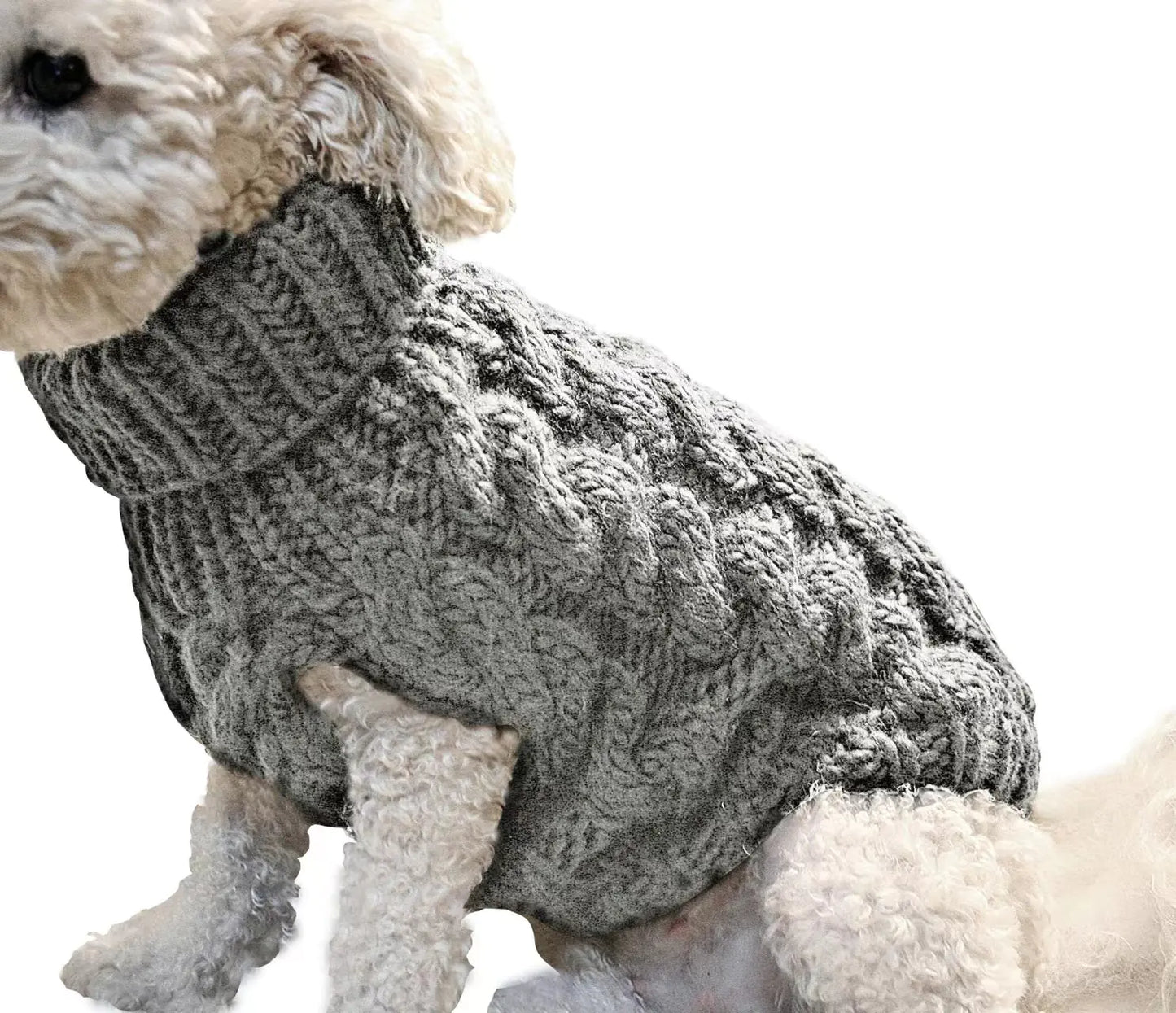 Cozy Wool Dog Vest | Stylish Winter Jacket for Small Breeds