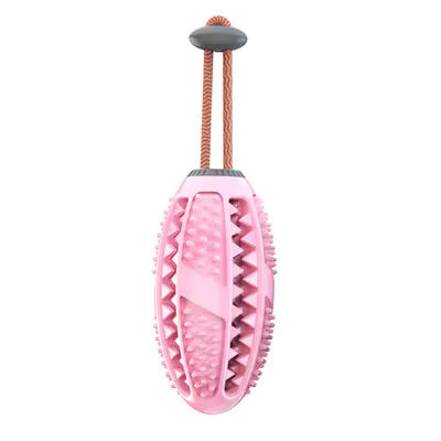 Interactive Dog Food Leakage Toy | Elastic Rubber Ball