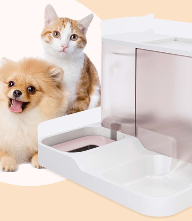 Automatic Feeder and Water Dispenser for Pets