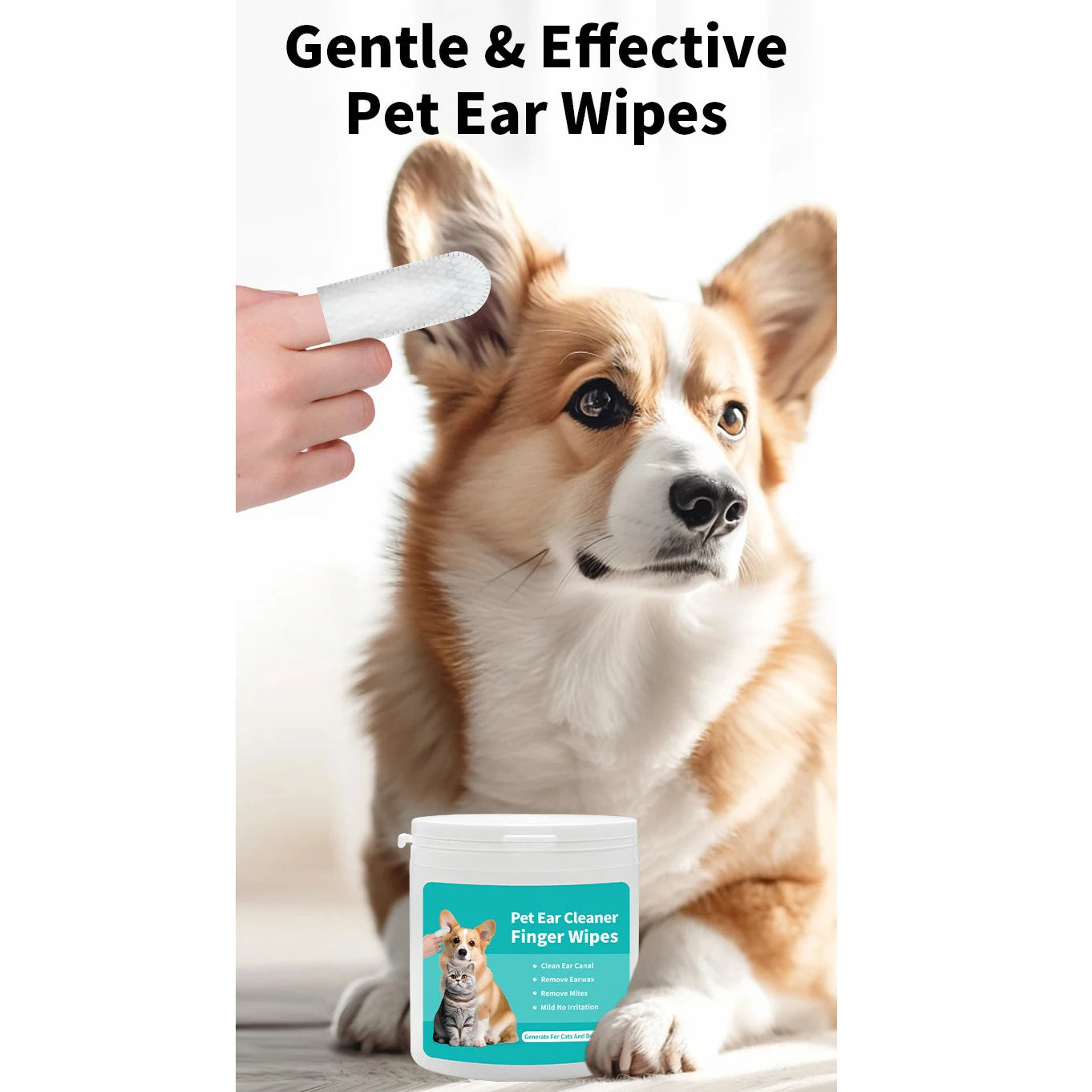 ClearEyes+ & Ears Pet Wipes