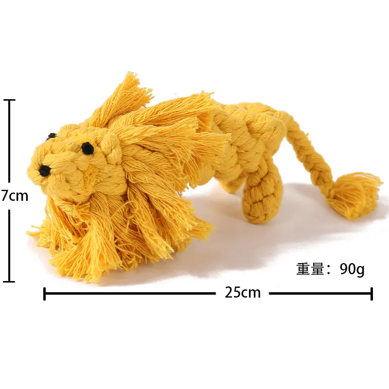 Durable Cartoon Plush Dog Toy – Soft Chew Toy for Small & Large Dogs