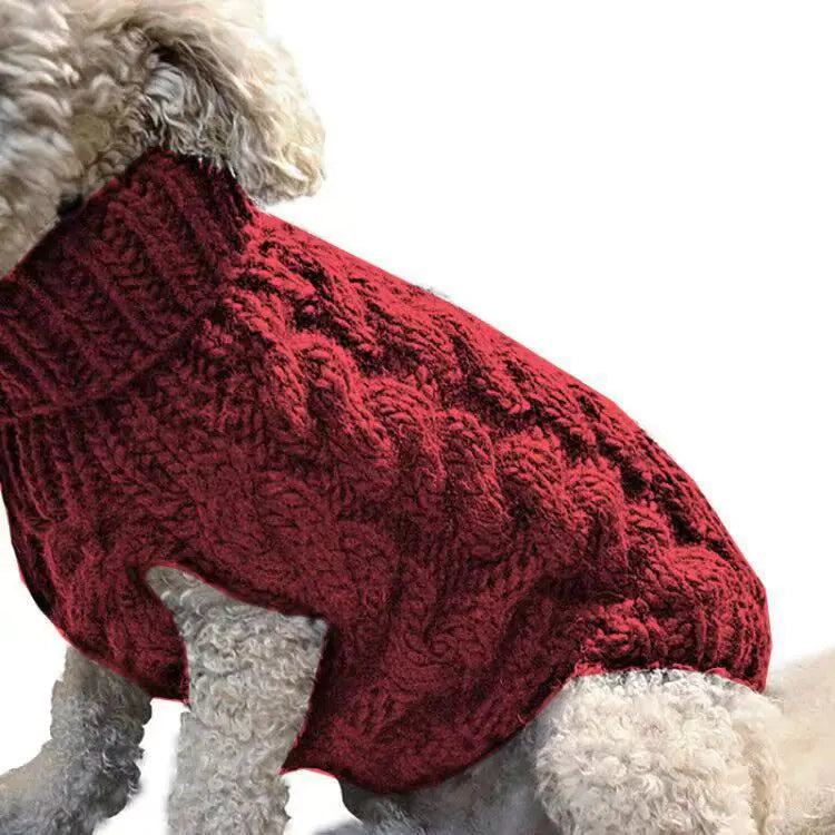 Cozy Wool Dog Vest | Stylish Winter Jacket for Small Breeds