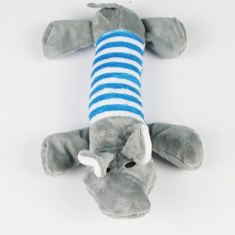 Durable Cartoon Plush Dog Toy – Soft Chew Toy for Small & Large Dogs