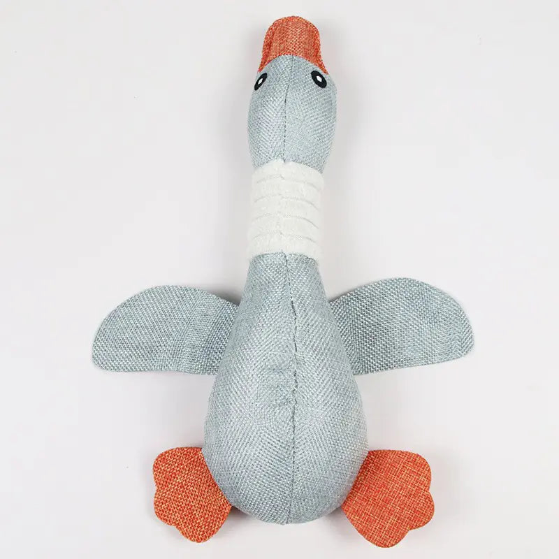 Durable Cartoon Plush Dog Toy – Soft Chew Toy for Small & Large Dogs