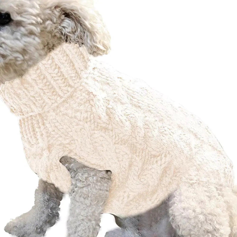 Cozy Wool Dog Vest | Stylish Winter Jacket for Small Breeds