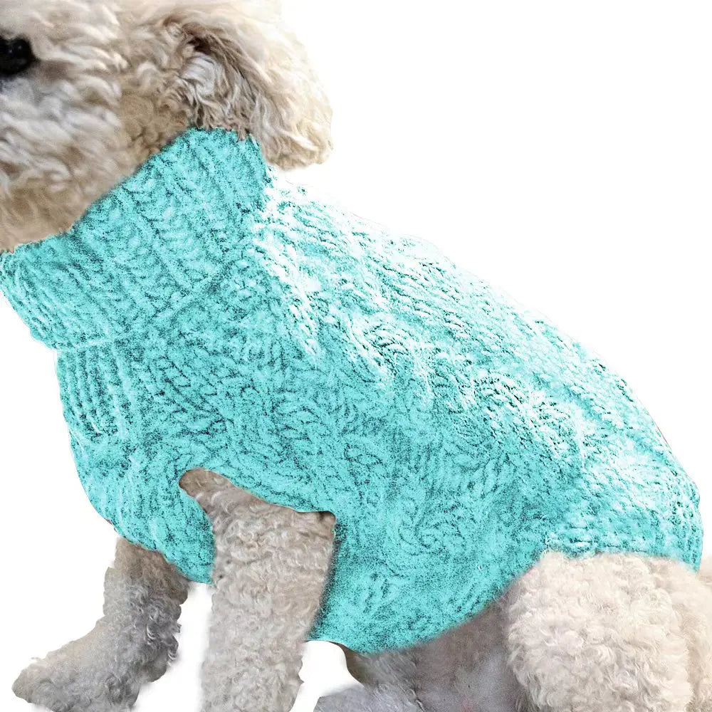 Cozy Wool Dog Vest | Stylish Winter Jacket for Small Breeds