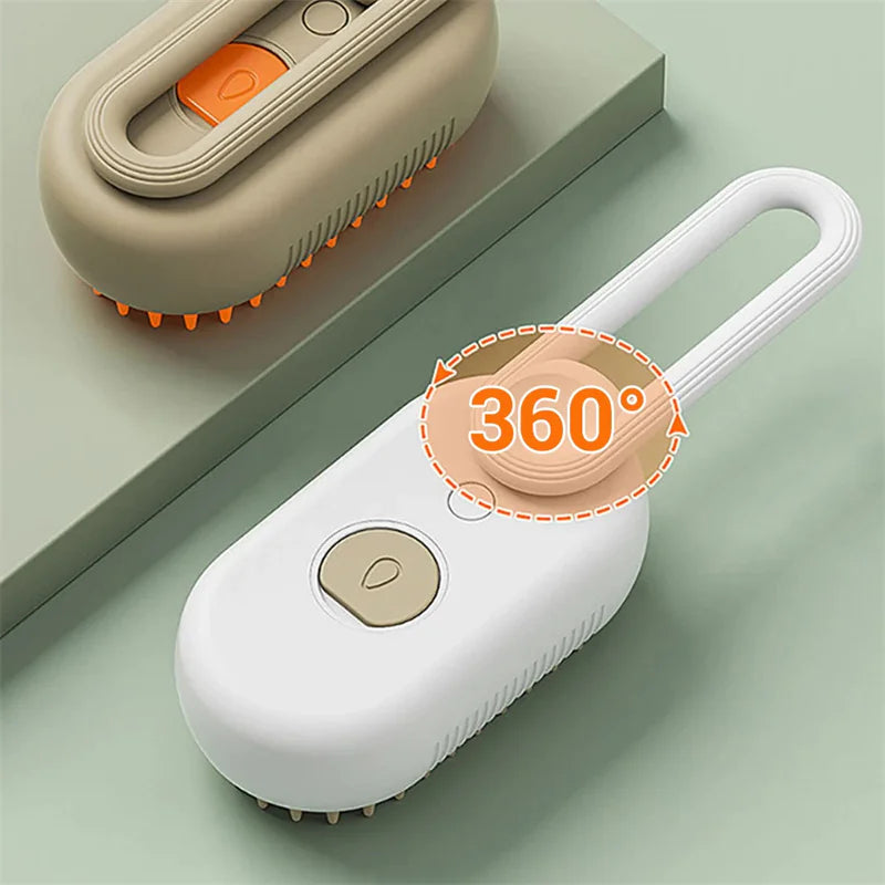 3-in-1 Multi-Functional Pet Grooming Brush |Steam, Deshedding & Massage Tool for Dogs and Cats