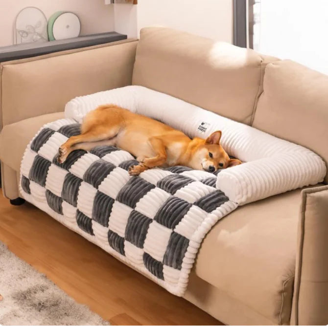 Plush Thickened Warm Pet Bed | Cozy & Supportive Bed for Cats & Dogs