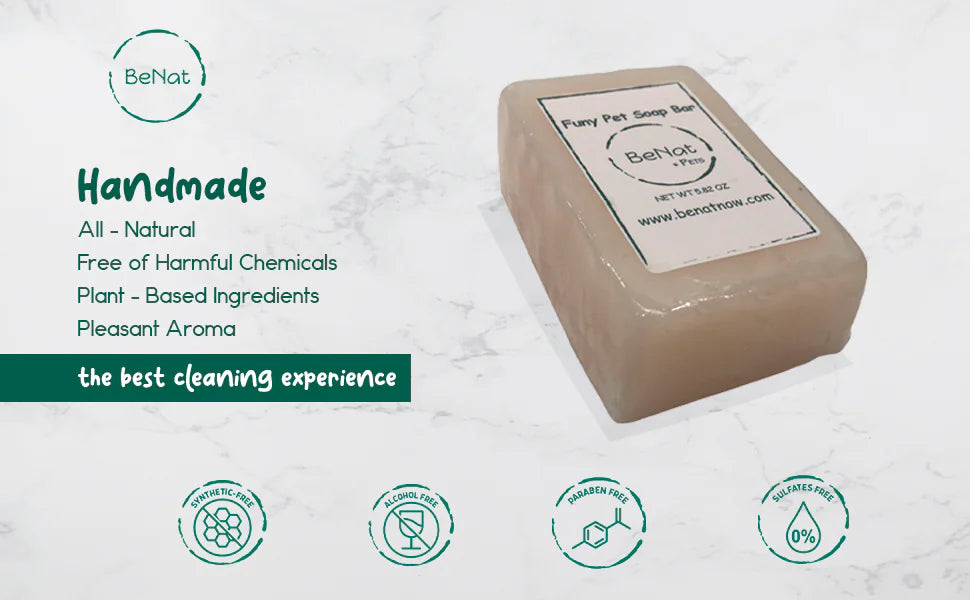 BeNat Pets All-Natural Oat Pet Shampoo Bar