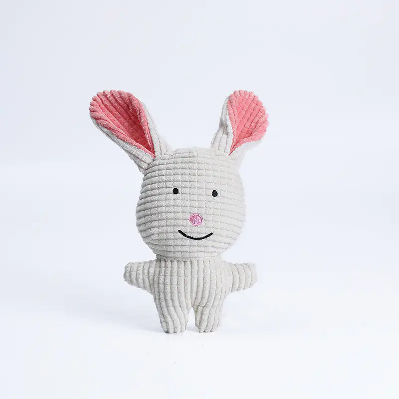 Durable Cartoon Plush Dog Toy – Soft Chew Toy for Small & Large Dogs
