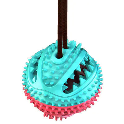 Interactive Dog Food Leakage Toy | Elastic Rubber Ball