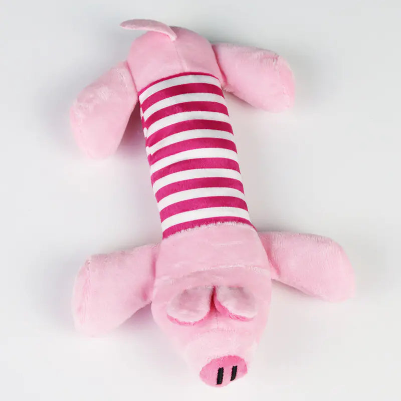 Durable Cartoon Plush Dog Toy – Soft Chew Toy for Small & Large Dogs
