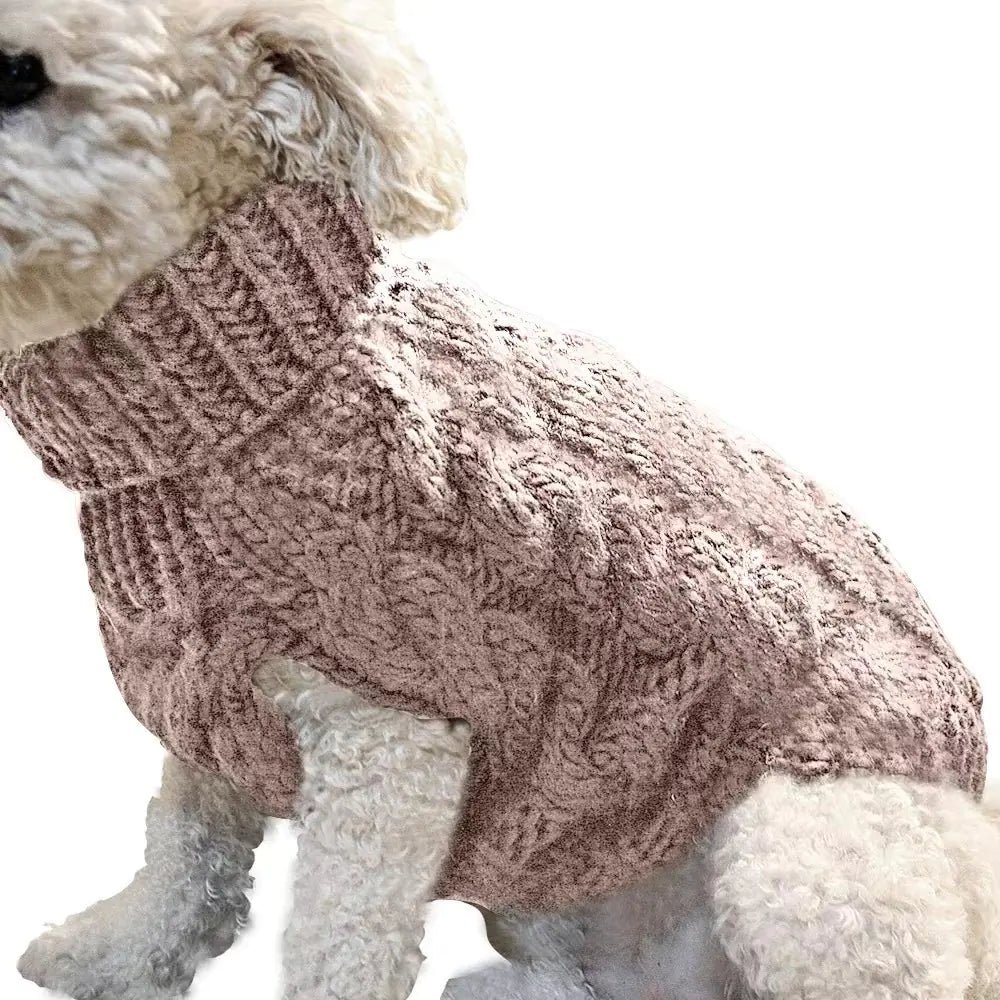 Cozy Wool Dog Vest | Stylish Winter Jacket for Small Breeds
