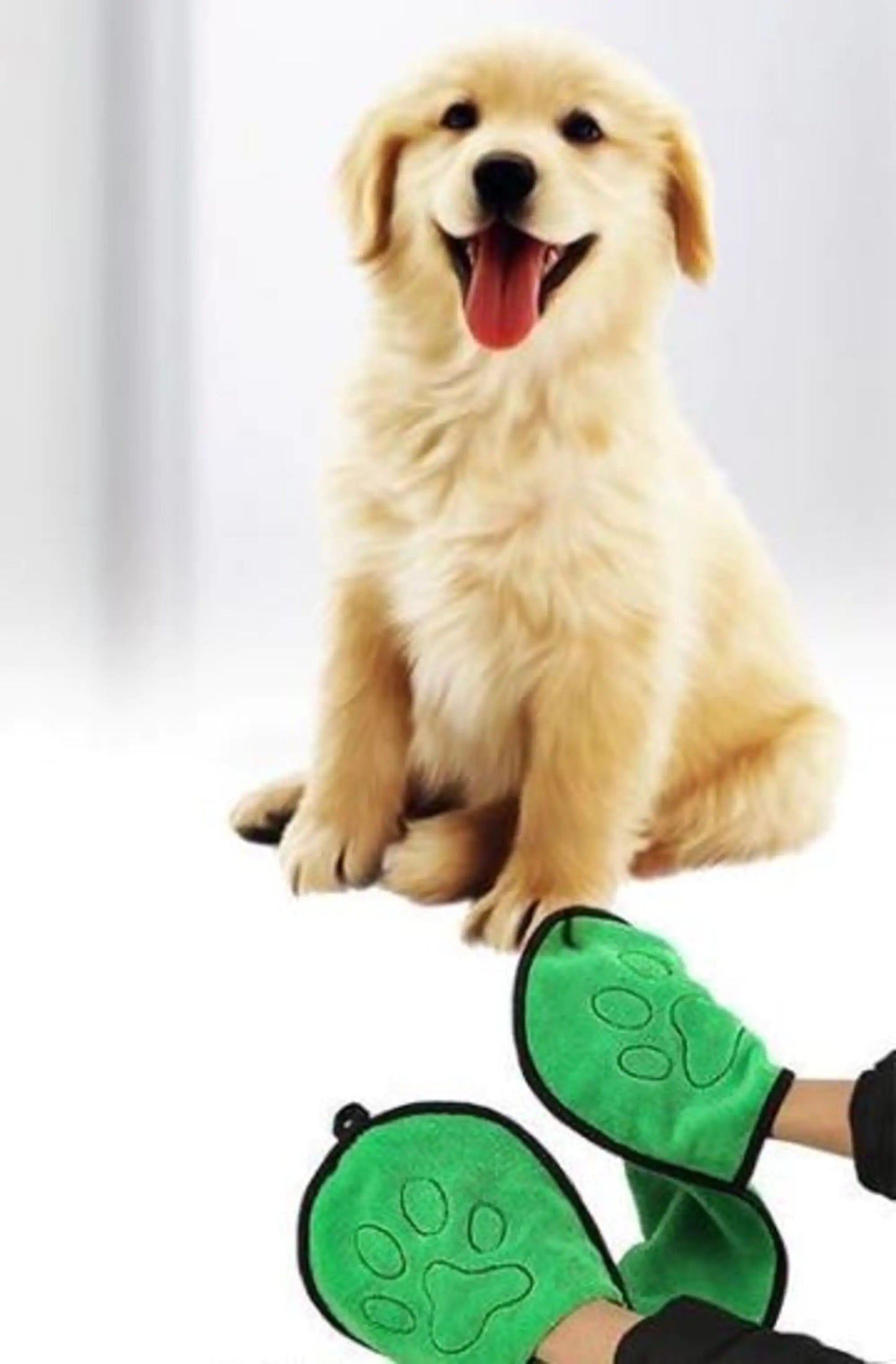 BeNat Pets Dog Bath Towel – Double Drop Pocket Design, Super Absorbent & Quick-Dry