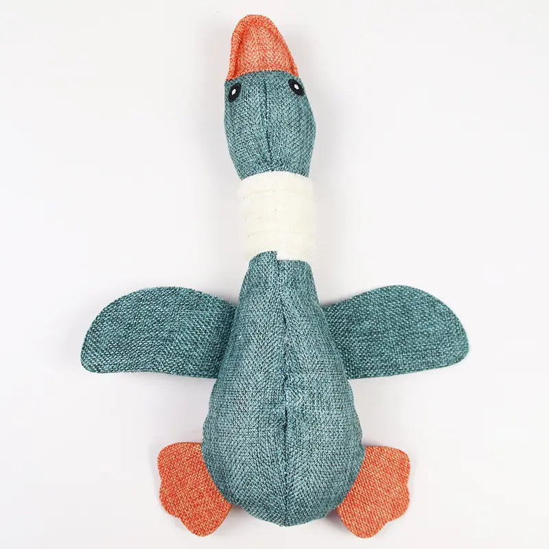 Durable Cartoon Plush Dog Toy – Soft Chew Toy for Small & Large Dogs