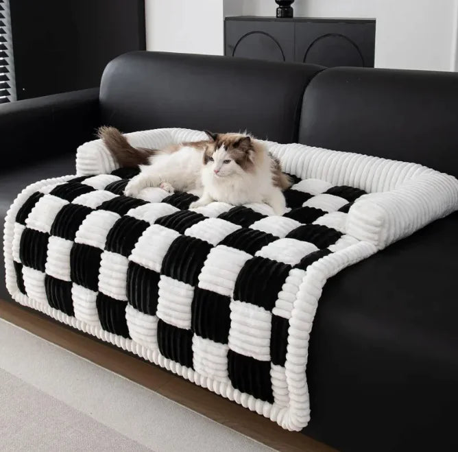 Plush Thickened Warm Pet Bed | Cozy & Supportive Bed for Cats & Dogs