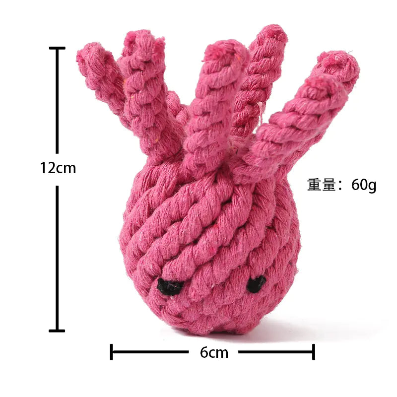 Durable Cartoon Plush Dog Toy – Soft Chew Toy for Small & Large Dogs
