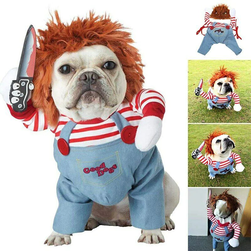 Halloween Dog Costume | Adjustable Funny & Spooky Outfit for Pets