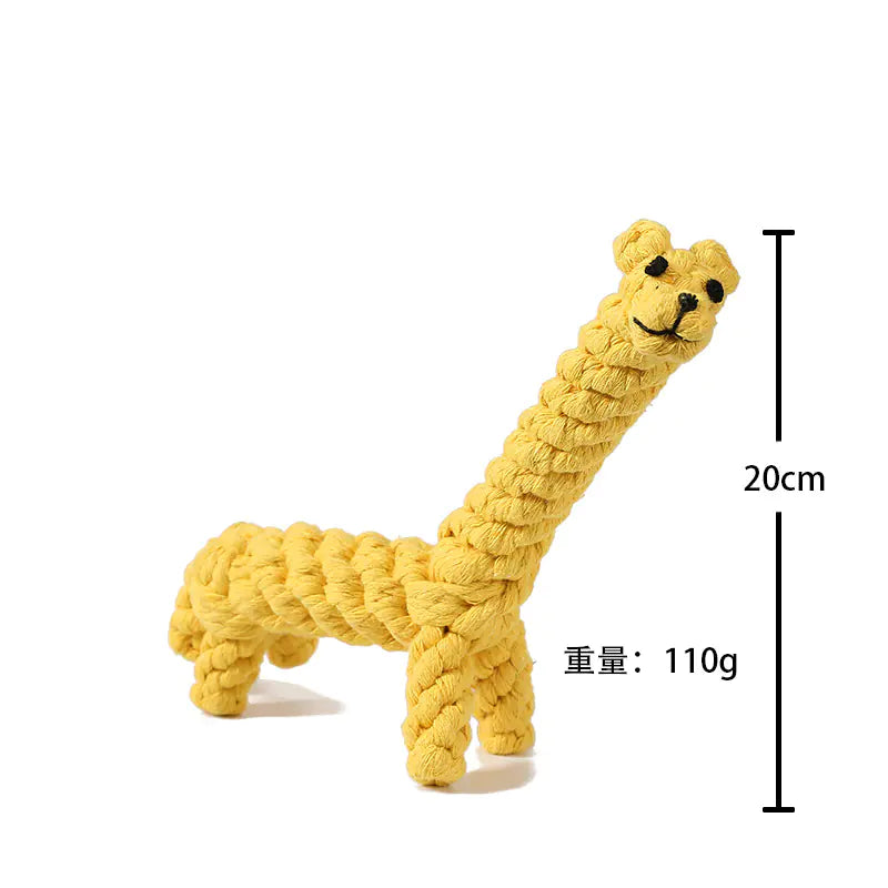Durable Cartoon Plush Dog Toy – Soft Chew Toy for Small & Large Dogs