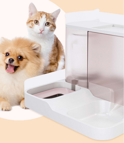 Automatic Feeder and Water Dispenser for Pets
