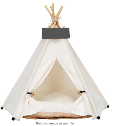 Canvas Pet Tent House | Cozy Hideaway for Small Pets
