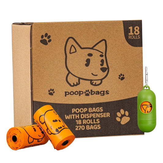 Watreeco Dog Poop Bags | Leak-Proof | Extra Thick with Dispenser