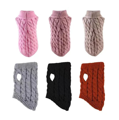 Cozy Wool Dog Vest | Stylish Winter Jacket for Small Breeds