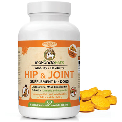FlexiPaws+ | Natural Hip & Joint Supplement for Dogs with Glucosamine & Turmeric
