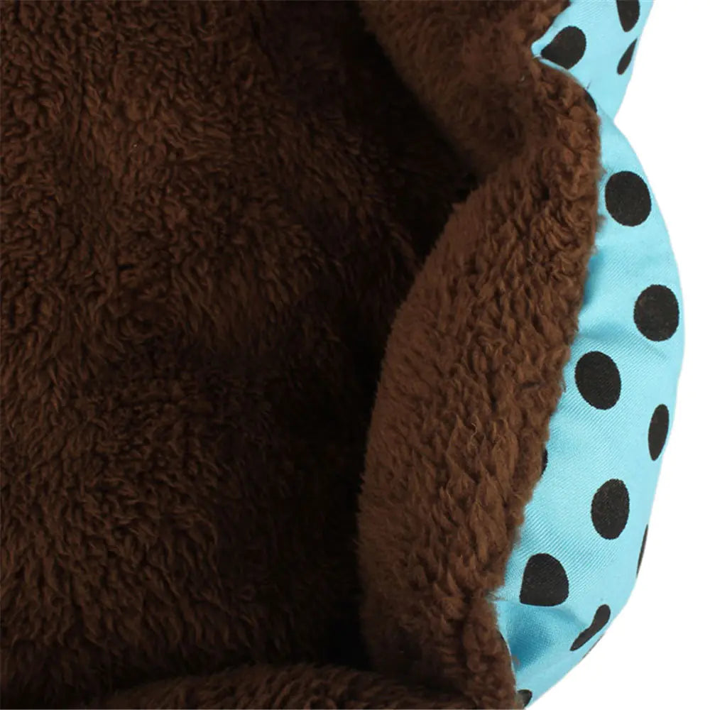 Polka Dot Octagonal Pet Nest | Soft Bed for Small Pets