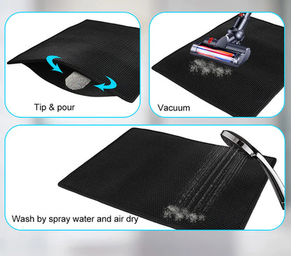Waterproof Cat Litter Mat – Durable EVA Mat for Cats & Dogs