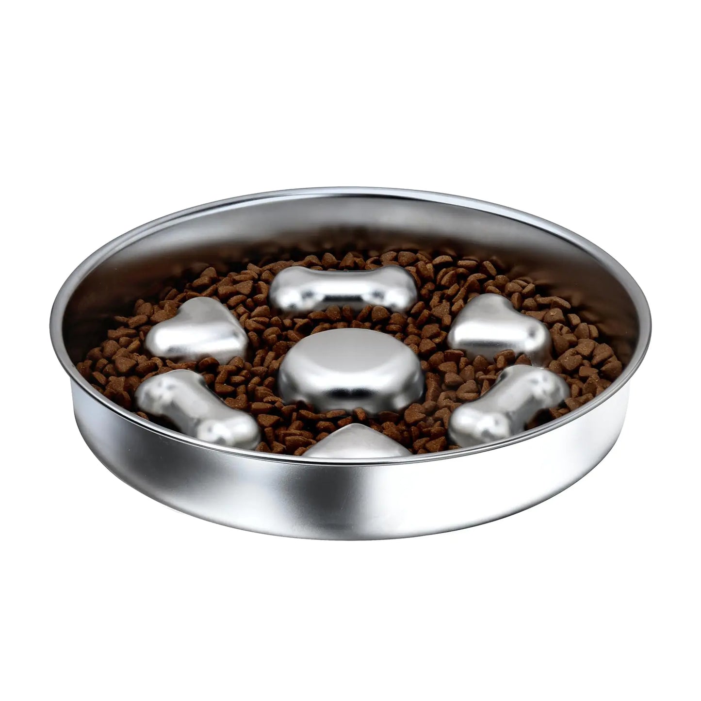 Stainless Steel Slow Feeder Dog Bowl