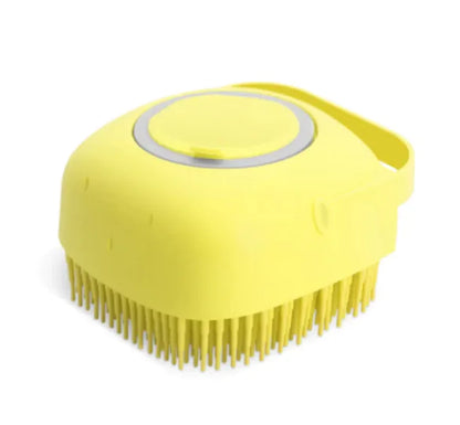 Pet Shampoo Brush & Massage Comb | Gentle Grooming Tool for Dogs & Cats