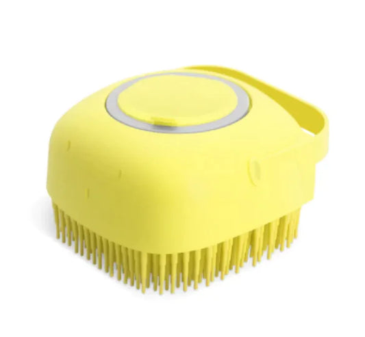 Pet Shampoo Brush & Massage Comb | Gentle Grooming Tool for Dogs & Cats