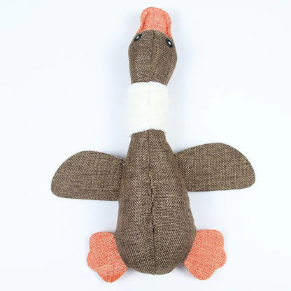 Durable Cartoon Plush Dog Toy – Soft Chew Toy for Small & Large Dogs