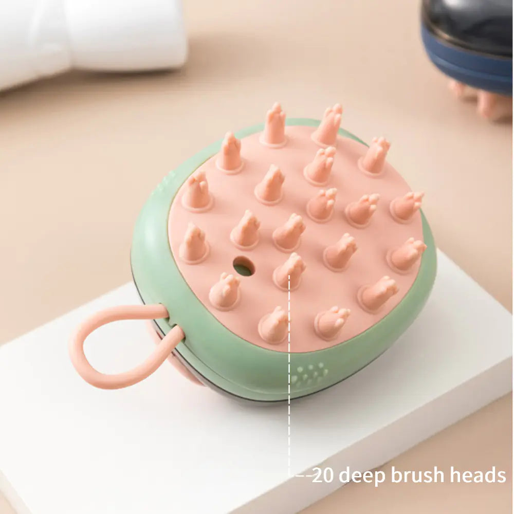 Silicone Dog Shampoo Brush & Massage Tool