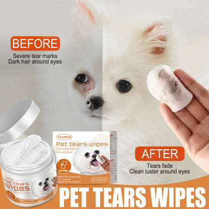 Yegbong Pet Wipes – Eye & Ear Cleaning Pads for Dogs and Cats