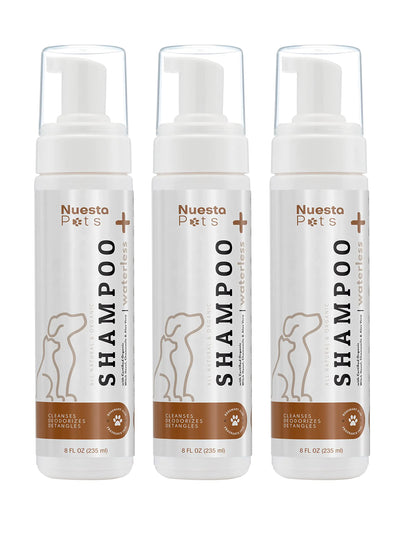 Nuesta Pets No-Rinse Foaming Pet Shampoo – Hypoallergenic & Waterless