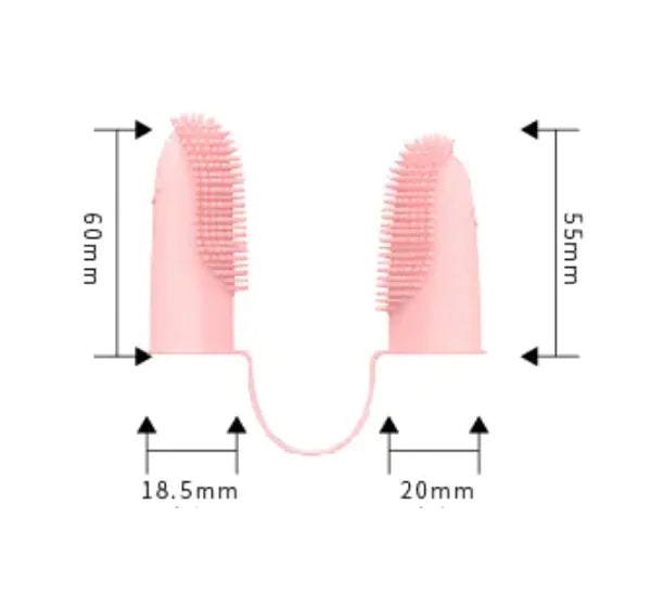 Pet Tooth Cleaning Finger Set – Gentle Dental Care for Dogs & Cats