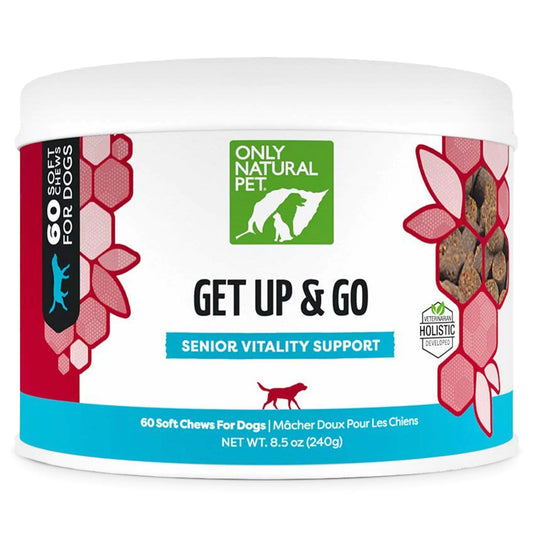Natural Hip & Joint Support for Senior Dogs – Bacon-Flavored Soft Chews with Turmeric & Corydalis