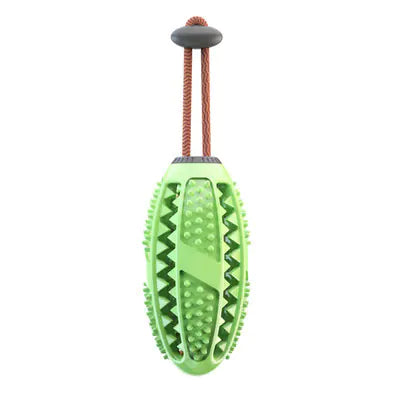 Interactive Dog Food Leakage Toy | Elastic Rubber Ball