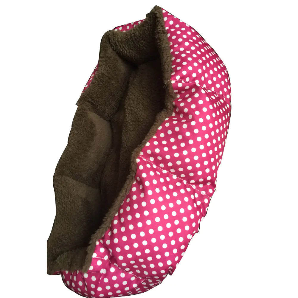 Polka Dot Octagonal Pet Nest | Soft Bed for Small Pets