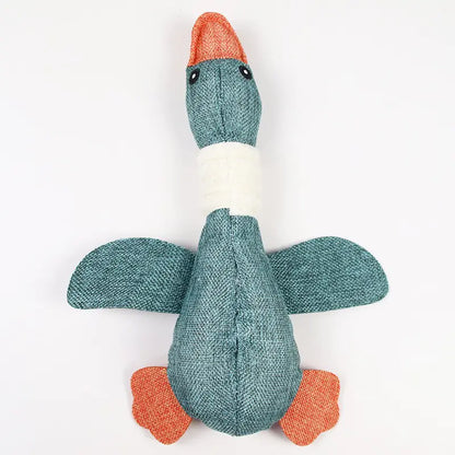 Durable Cartoon Plush Dog Toy – Soft Chew Toy for Small & Large Dogs