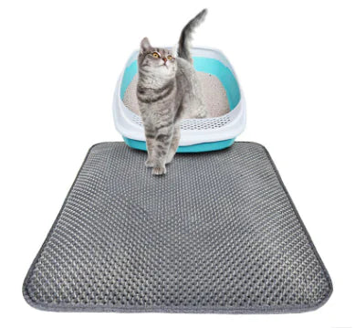 Waterproof Cat Litter Mat – Durable EVA Mat for Cats & Dogs