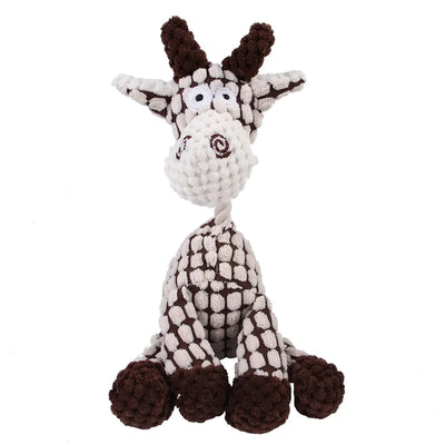 Durable Cartoon Plush Dog Toy – Soft Chew Toy for Small & Large Dogs