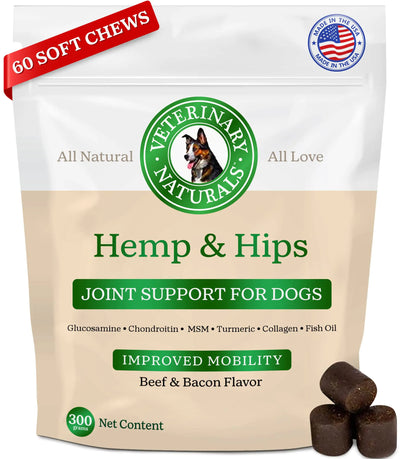 Glucosamine & Chondroitin Dog Joint Chews – Hip & Mobility Support, Pain Relief