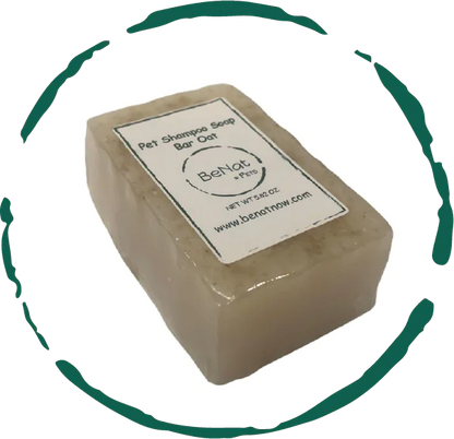 BeNat Pets All-Natural Oat Pet Shampoo Bar