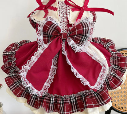 Princess Lolita Dress | Retro-Inspired Elegance with Matching Pet Bow
