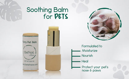 BeNat Pets Furry Pet Balm – Soothing Care for Dry, Cracked Paws and Skin